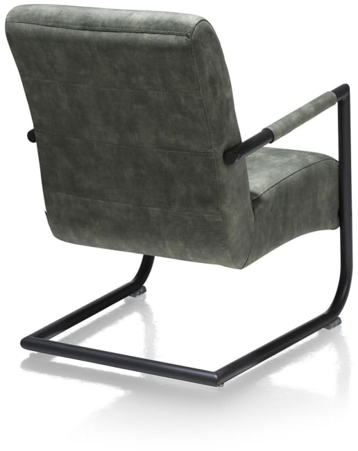 Henders & Hazel - Angelica - Industriel - fauteuil rough off black