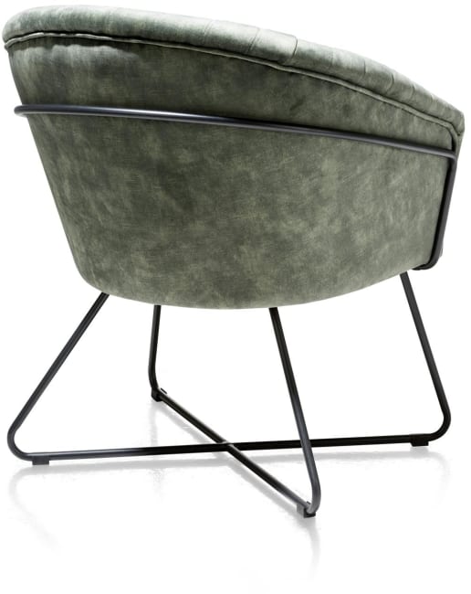 Henders & Hazel - Cayenne - Industrie - Sessel mit Metallgestell schwarz (rob) - selected choices