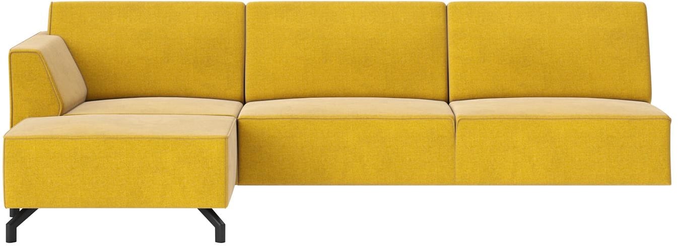 Henders & Hazel - Novara - Modern - Sofas - 3-Sitzer ohne Armlehnen + Longchair - links