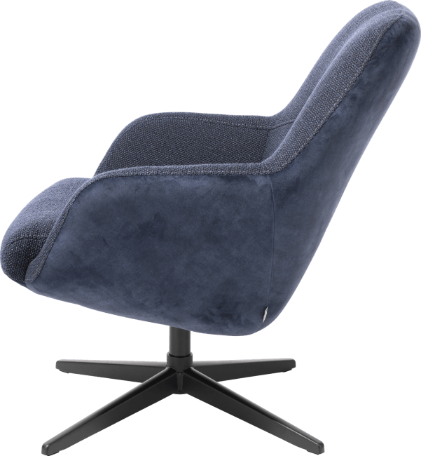 XOOON - Vernon - fauteuil met draaifunctie - lage rug