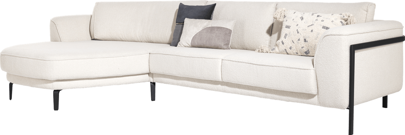Henders and Hazel - Langley - Sofas - 2,5 Sitzer Armlehne rechts - Longchair curved links