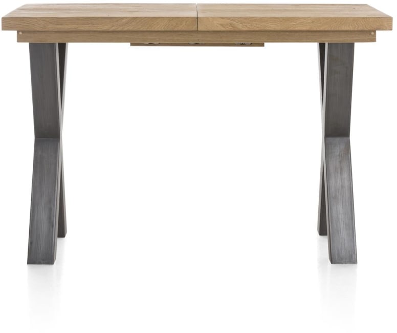 Henders & Hazel - Metalox - Industriel - table de bar à rallonge 140 (+ 50) x 90 cm (hauteur: 92 cm)