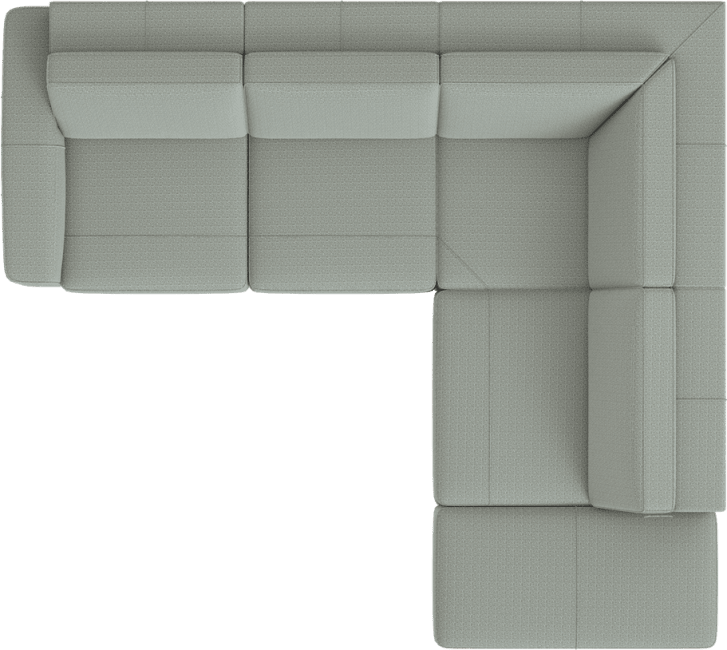 XOOON - Denver - Design minimaliste - Canapés - 2-places accoudoir gauche
