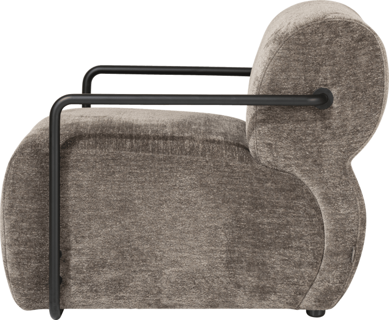 XOOON - Brentino - fauteuil - metalen arm