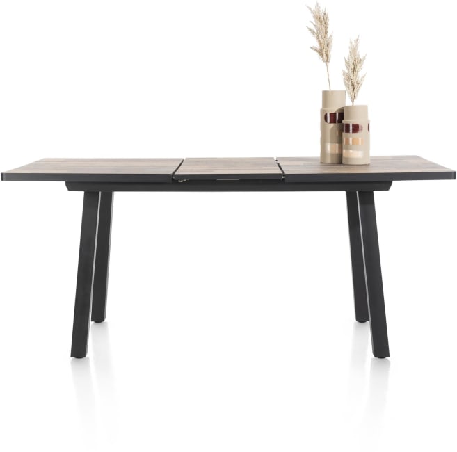 H&H - Avalox - Industriel - table de bar à rallonge 160 (+ 50) x 98 cm