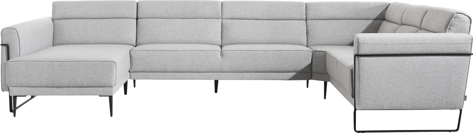XOOON - Fiskardo - Sofas - Longchair langem Armlehne links - 2,5 Sitzer ohne Armlehnen - Eckteil - 2 Sitzer Armlehne rechts