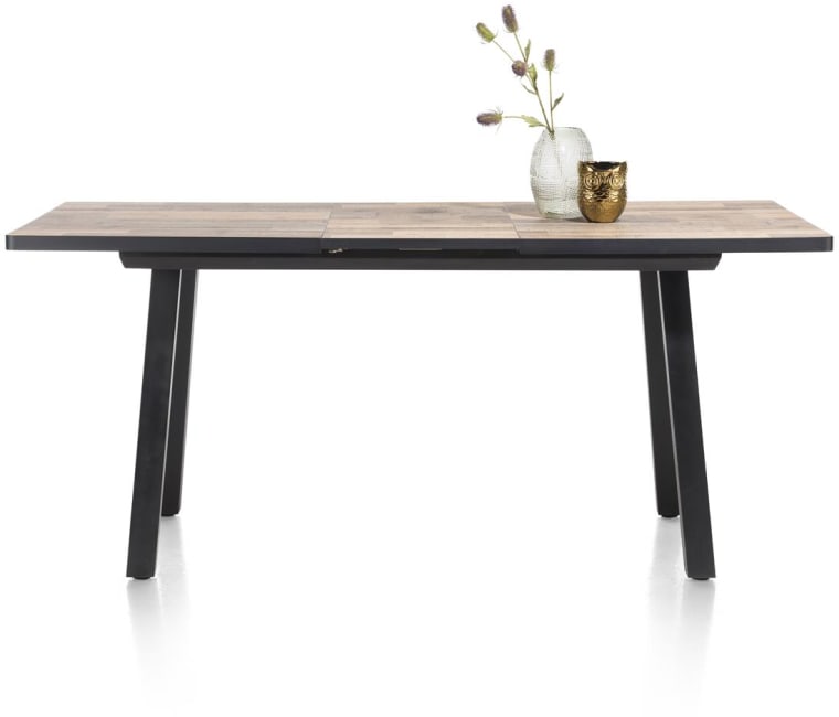 Henders & Hazel - Avalox - Industriel - table de bar à rallonge 160 (+ 50) x 98 cm