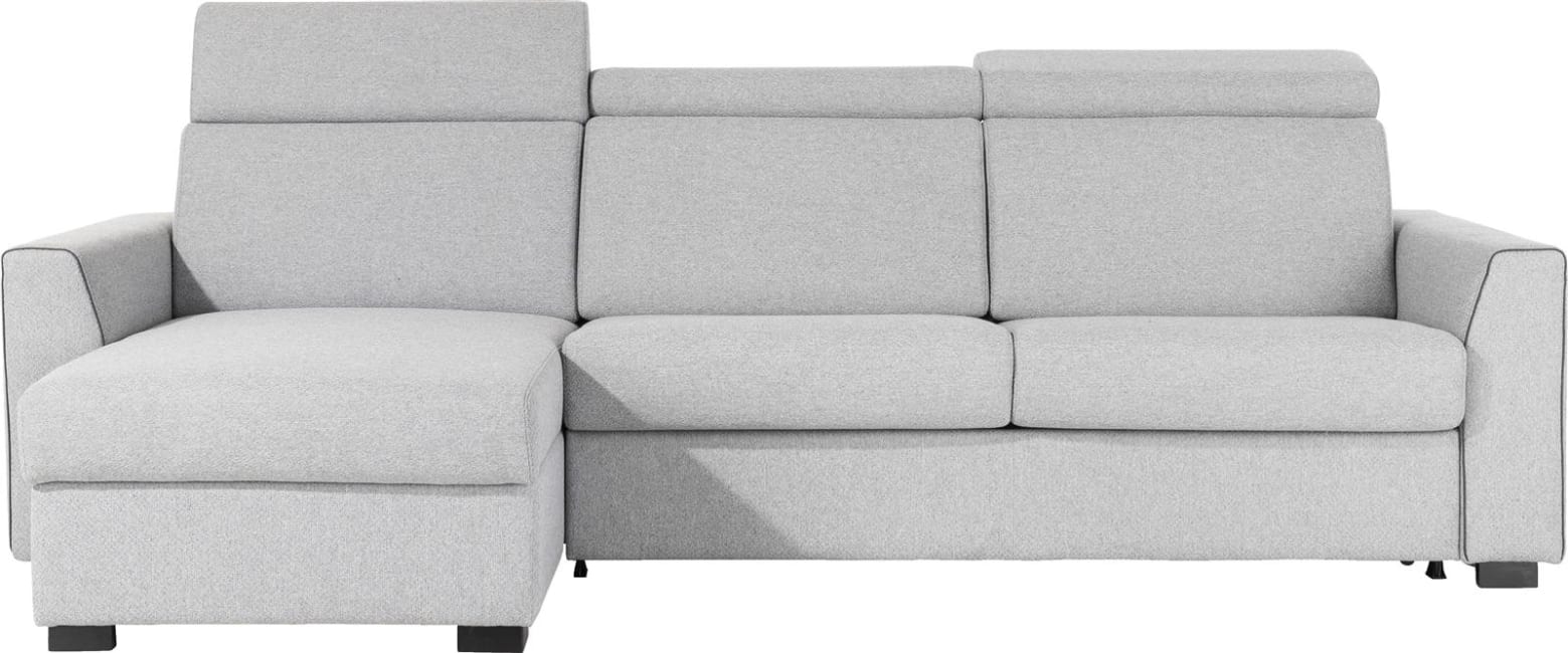 Henders and Hazel - Vosges - Sofas - 2,5-Sitzer + Longchair links - Schlafcouch 140 cm - Stoff ponti