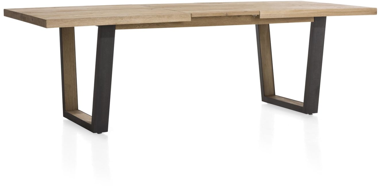 Henders & Hazel - Metalox - Industriel - table à rallonge 190 (+ 50) x 100 cm