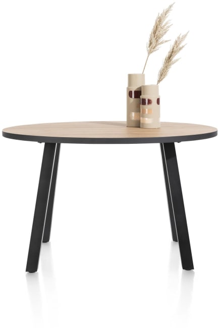 Henders & Hazel - Avalox - Industriel - table de bar ronde 150 x 120 cm
