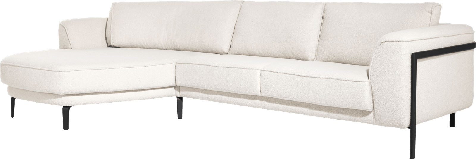 Henders & Hazel - Langley - Sofas - 2,5 Sitzer Armlehne rechts - Longchair curved links