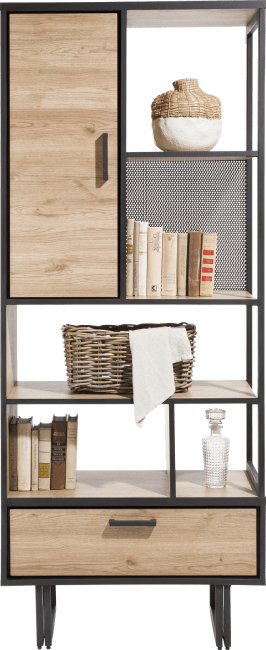 Leeds Susteen Onnauwkeurig Avalon houten boekenkast 80cm met vakken - Henders & Hazel