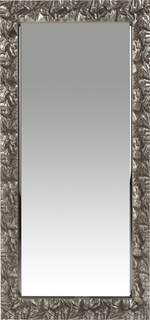 houder spoel strak Baroque spiegel zilver 82x162cm - COCOmaison