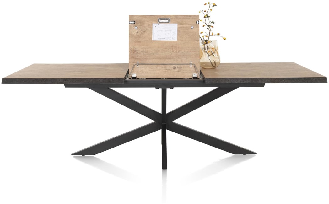 Henders & Hazel - Carreras - table à rallonge 190 (+ 60) x 100 cm
