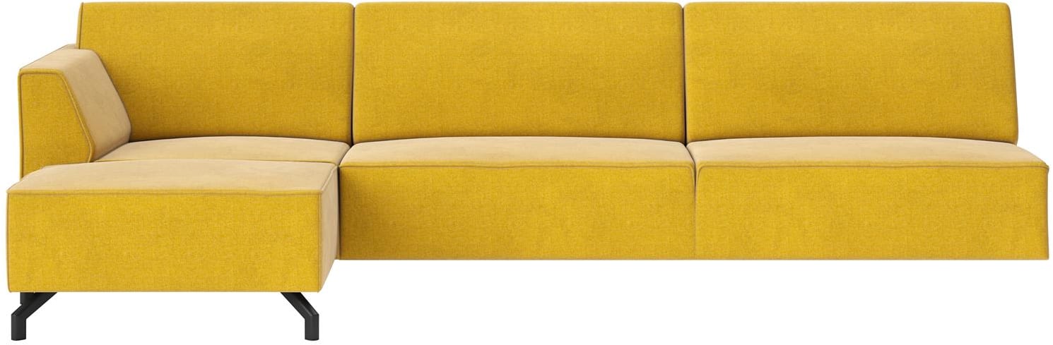 Henders & Hazel - Novara - Modern - Sofas - 4-Sitzer ohne Armlehnen + Longchair - links