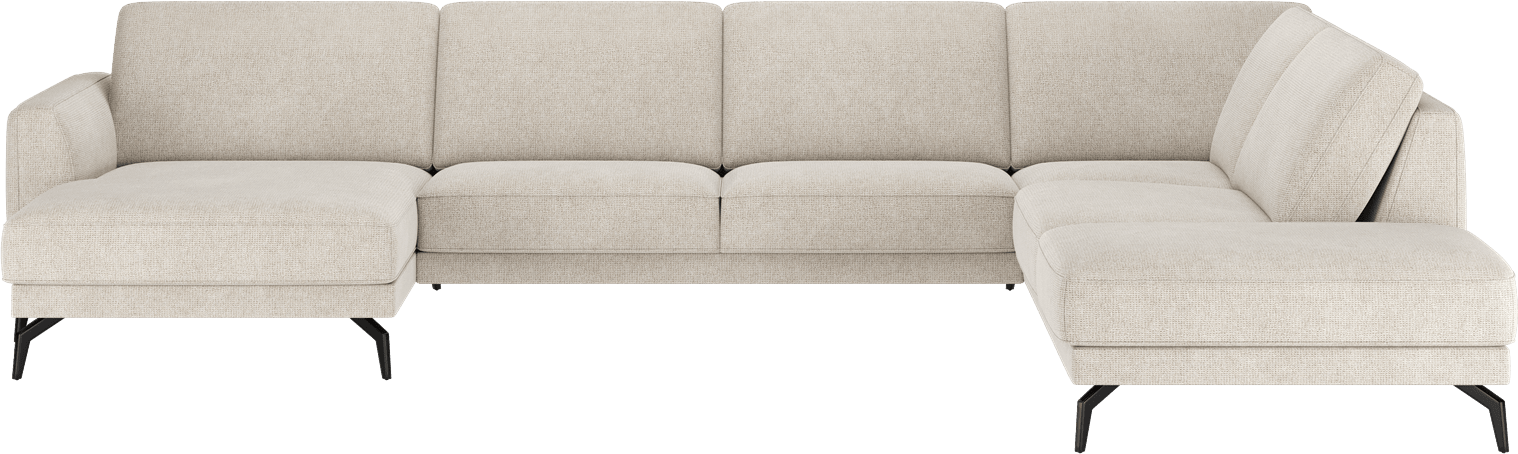 XOOON - Dawson - Sofas - Longchair links - 2,5 Sitzer ohne Armlehne - Ottomane rechts