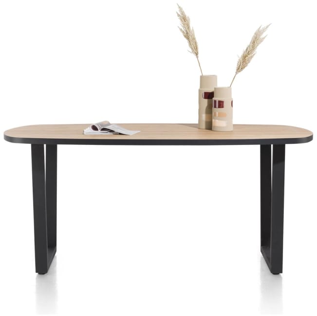 Henders & Hazel - Avalox - Industriel - table de bar ovale 240 x 110 cm