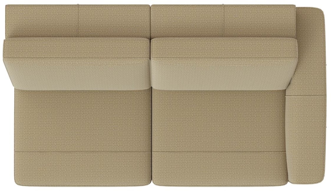 XOOON - Denver - Minimalistisches Design - Sofas - 2.5-Sitzer Armlehne rechts