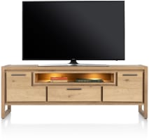 buffet bas 170 cm. - 2-portes + 1-tiroir + 1-niche (+ LED)
