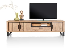 buffet bas 210 cm - 3-portes + 1-tiroir + 1-niche (+ LED)