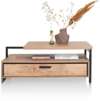 Couchtisch 60 x 110 cm + 1-Lade t&t + 1-Nische