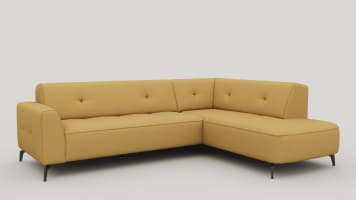 Accoudoir 2,5 places gauche + ottoman droit + poche - livigno