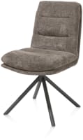 chaise - pivotante - pietement graphite - tissu Livigno