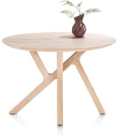 Tresentisch rund 130 cm (Höhe: 92 cm)
