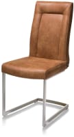 chaise - pied traineau inox carre