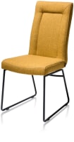 chaise - cadre tube noir - poignee rond