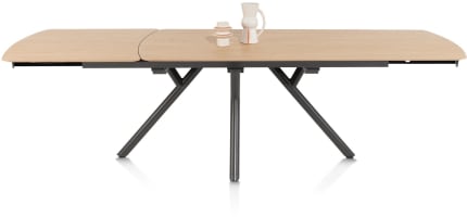 uitschuiftafel 200 (+ 78) x 100 cm