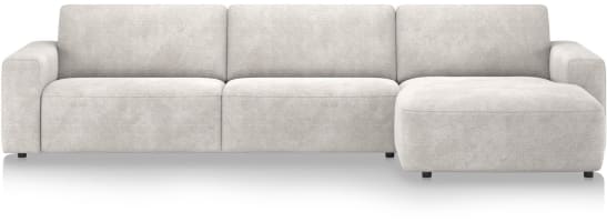 4 zits arm links - longchair rechts