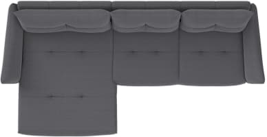 Longchair XL links - 3 zits arm rechts