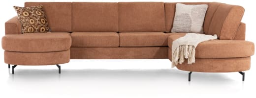 méridienne inclus 3-places + ottomane droite - Vada