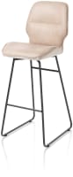 barstoel zwart frame (ROB) - hoog - draaibaar - combi Secilia & Toba