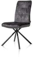 chaise - pieds noir + poignee - combi Pala/Karese