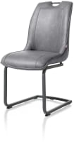 chaise - pieds traineau carre + poignee - tissu pala