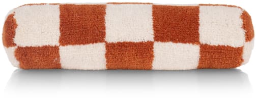 Check bolster Kissen 15x50cm