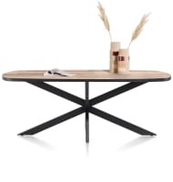 Tisch oval 180 x 110 cm