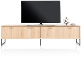 buffet bas 240 cm - 3-portes + 1-porte rabattante