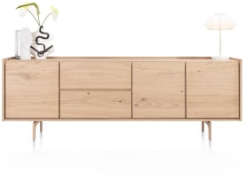 buffet 230 cm - 3-portes + 2-tiroirs