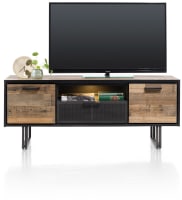 buffet bas 150 cm - 2-portes + 1-tiroir + 1-niche (+ LED)
