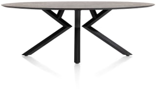 eetkamertafel ellips - 220 x 105 cm