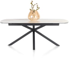 eetkamertafel 200 x 100 cm - centrale poot - keramiek blad