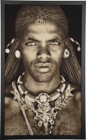 Samburu Warrior schilderij 75x125cm