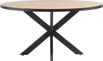 table ronde 130 x 110 cm