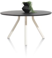table 140 cm. - ronde - pied central Nebbia