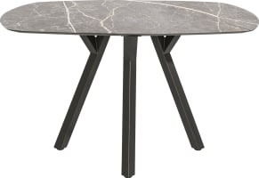 table de bar - ovale - 200 x 105 cm. (hauteur: 92 cm.)