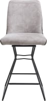 chaise de bar cadre noir + combi tissu Savannah / Pala