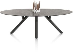 table - ellipse - 240 x 110 cm.